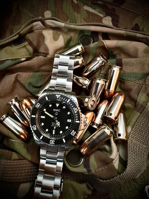 MWC Professional Military Diver 300m – Swiss Sellita SW200 Automatic, Sapphire Crystal, Ceramic Bezel & Steel Bracelet