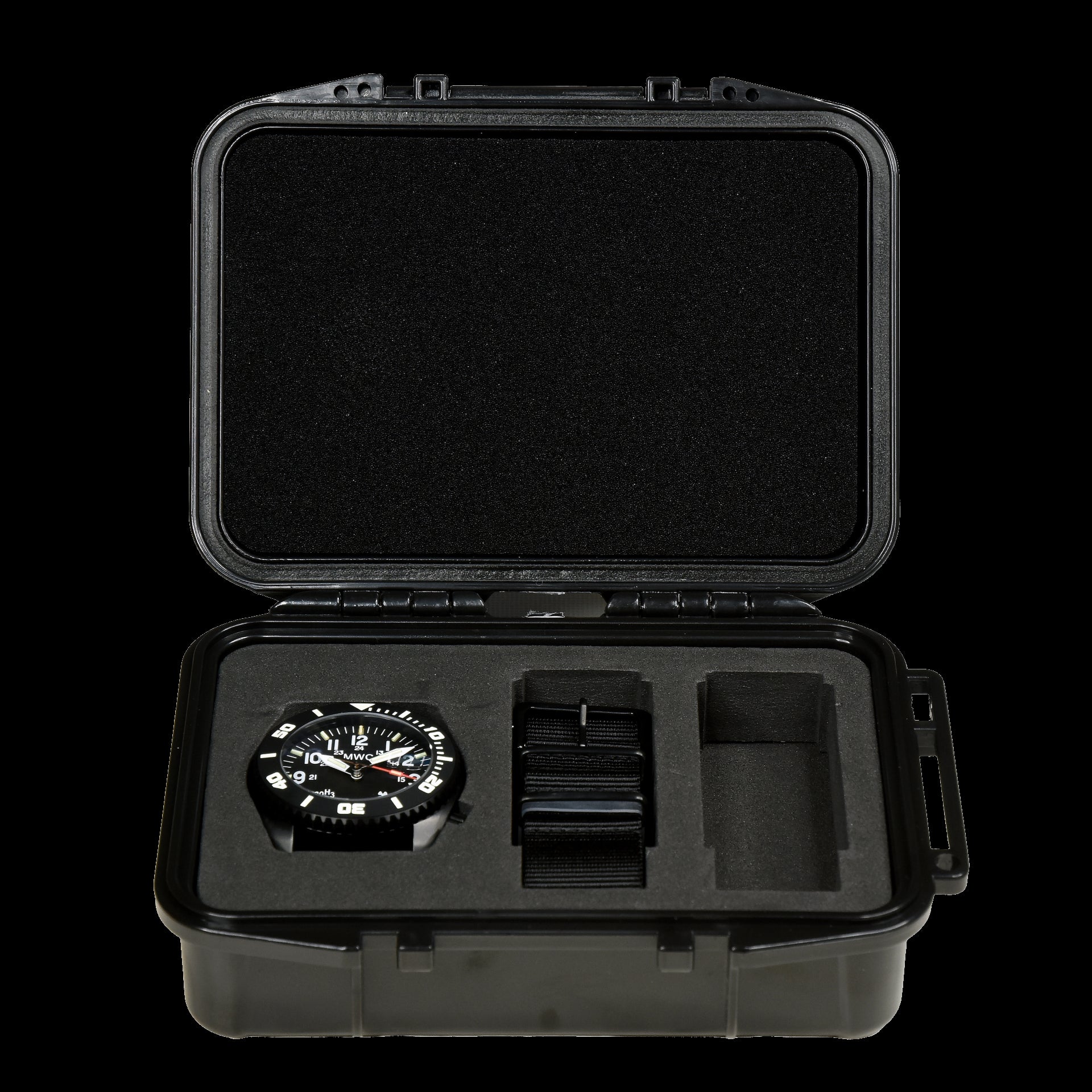 MWC "Depthmaster" 100atm / 3,280ft / 1000m Water Resistant Military Divers Watch in a PVD Titanium Case with GTLS and Helium Valve (Automatic)