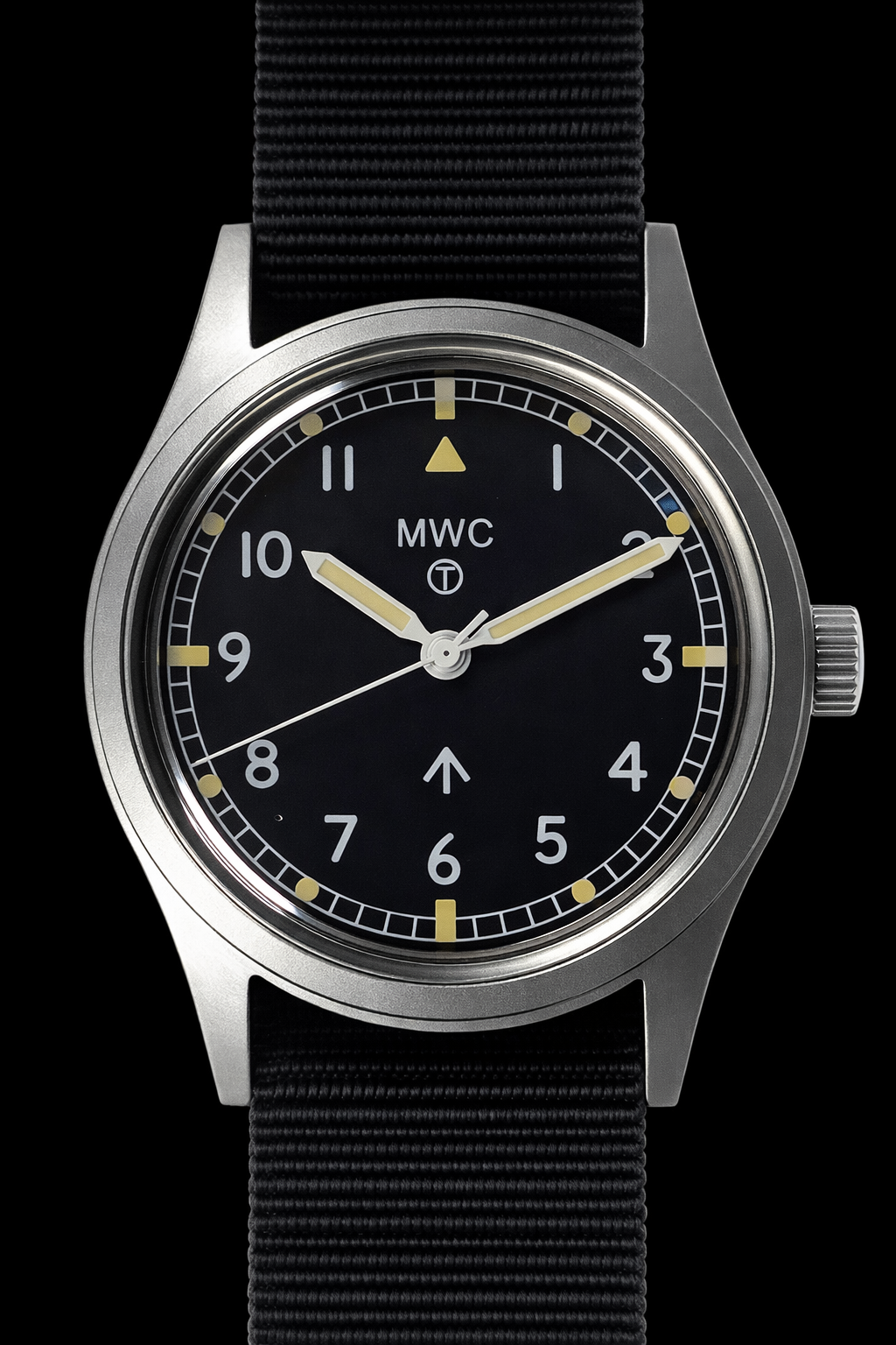 W10 1960s Pattern Military Watch with Plexiglass Crystal and Handwound Mechanical Movement