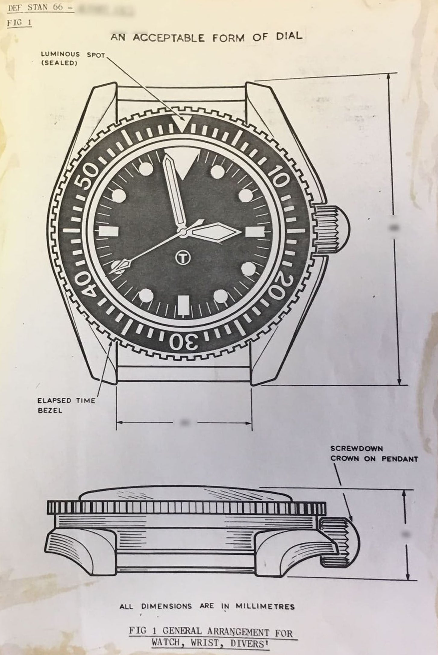MWC Stainless Steel Automatic Military Divers Watch - Tritium / GTLS Illumination, Sapphire Crystal and 60 Hour Power Reserve