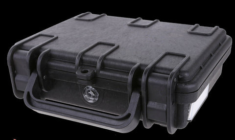 PU Leather Watch Display Case for 12 Watches with a Clear See Through Lid and Lock