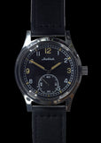 Aeschbach WW2 Pattern Germany Luftwaffe / Reichsluftfahrtministerium (RLM) Pilots Watch with Sapphire Box Crystal and 21 Jewel Automatic Mechanical Movement