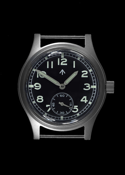 MWC 1940s/1950s "Dirty Dozen" Pattern General Service Watch with Box Sapphire Crystal and Automatic Self Winding Mechanical Movement