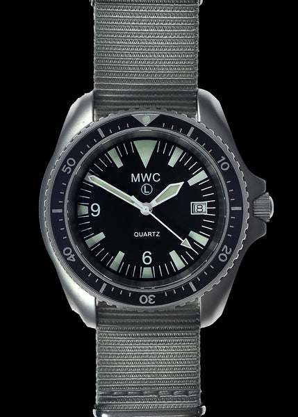 Current NATO Pattern Quartz Military Divers Watch with Ceramic Bezel Insert, Sapphire Crystal and 10 Year Battery Life - NATO STOCK NUMBER NSN 6645-99-157-3496