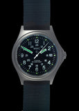 MWC Titanium General Service Watch, 300m Water Resistant, 10 Year Battery Life, Luminova, Sapphire Crystal and 12/24 Dial Format (Date Version)