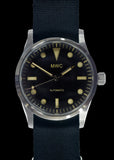 MWC Classic 1950s/1960s Pattern 25 Jewel Automatic "Adventurer" Watch with 200m Water Resistance and Retro Luminous Paint and Sapphire Crystal