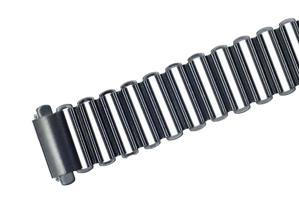 18mm Retro 1940/50s "Bonklip" Style Stainless Steel Bracelet - Ideal for Antique or Retro Style Watches