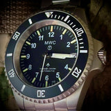 MWC 24 Jewel 300m Automatic Military Divers Watch with Tritium GTLS Illumination and Sapphire Crystal and Ceramic Bezel