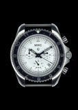 MWC NATO Pattern Stainless Steel Military Pilots Chronograph with Sapphire Crystal and Swiss Ronda Movement- 12 Hour GMT Bezel