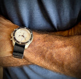 MWC NATO Pattern Stainless Steel Military Pilots Chronograph with Sapphire Crystal and Swiss Ronda Movement