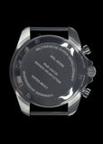 MWC NATO Pattern Stainless Steel Military Pilots Chronograph with Sapphire Crystal and Swiss Ronda Movement- 12 Hour GMT Bezel
