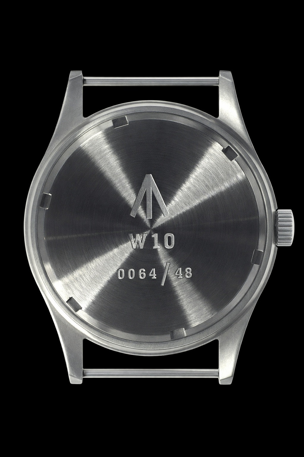 W10 1960s Pattern  Military Watch with Plexiglass Crystal and Handwound Mechanical Movement