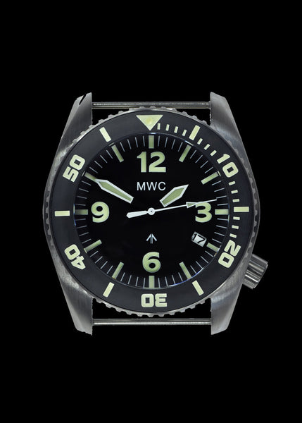 MWC "Depthmaster" 100atm / 3,280ft / 1000m Water Resistant Military Divers Watch in Stainless Steel Case with Helium Valve (Automatic)